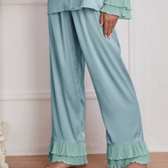 Variety Pack (4 sets) Satin House Coord Set Lounge Wear Set Pajama Set - Picture 3 of 9